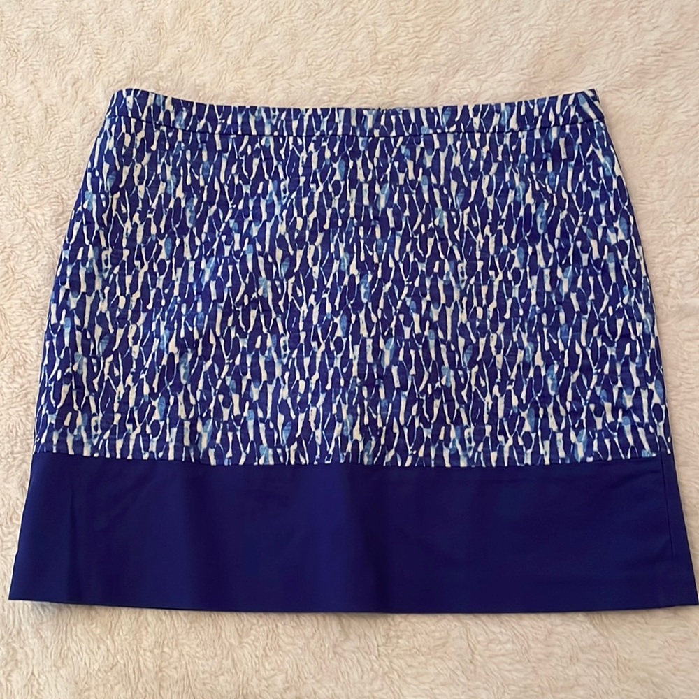 Michael Kors Abstract Print Mini Skirt - size 12